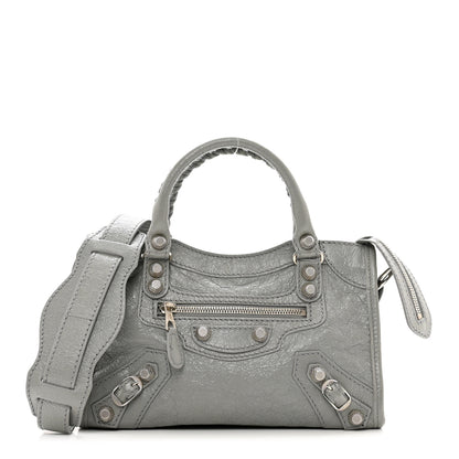 Balenciaga Agneau Giant 12 Silver Hardware Mini City Gris Haussmannien 1 of 9