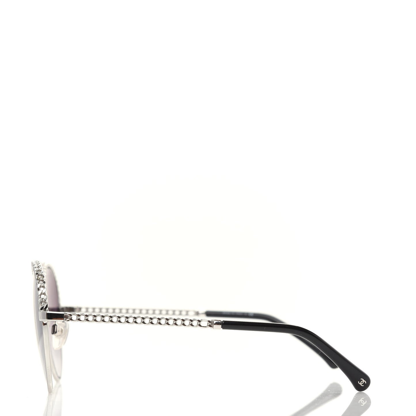 Chain Pantos Sunglasses 4242 Silver Gray