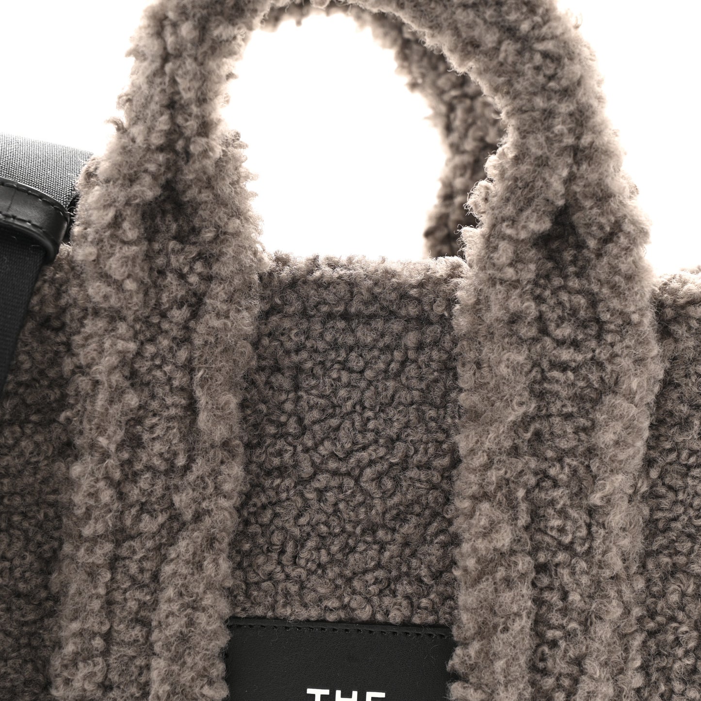 Polyester Cotton The Teddy Traveler Tote Bag Grey