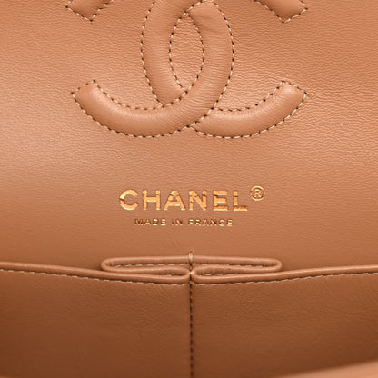 Chanel Caviar Quilted Small Double Flap Dark Beige 5 of 12