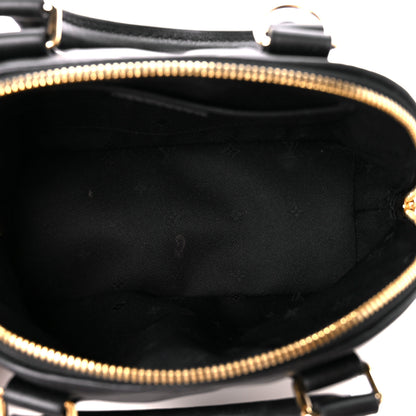 Louis Vuitton Calfskin Bubblegram Alma BB Black 5 of 9