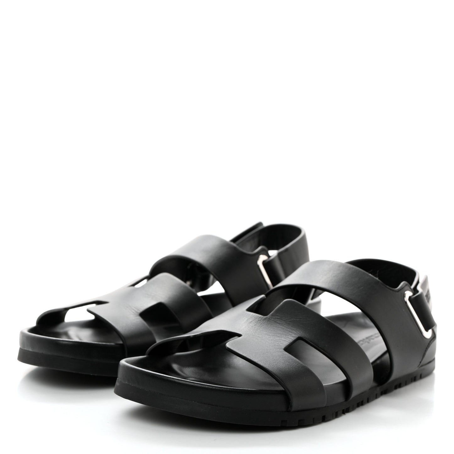 Calfskin Womens Takara Sandals 38 Black