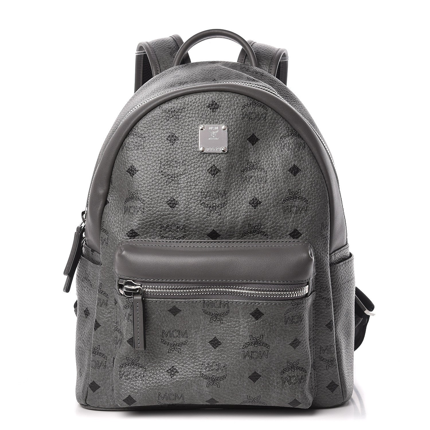 MCM Visetos Small Stark Backpack Phantom Grey 1 of 10