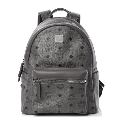 MCM Visetos Small Stark Backpack Phantom Grey 1 of 10