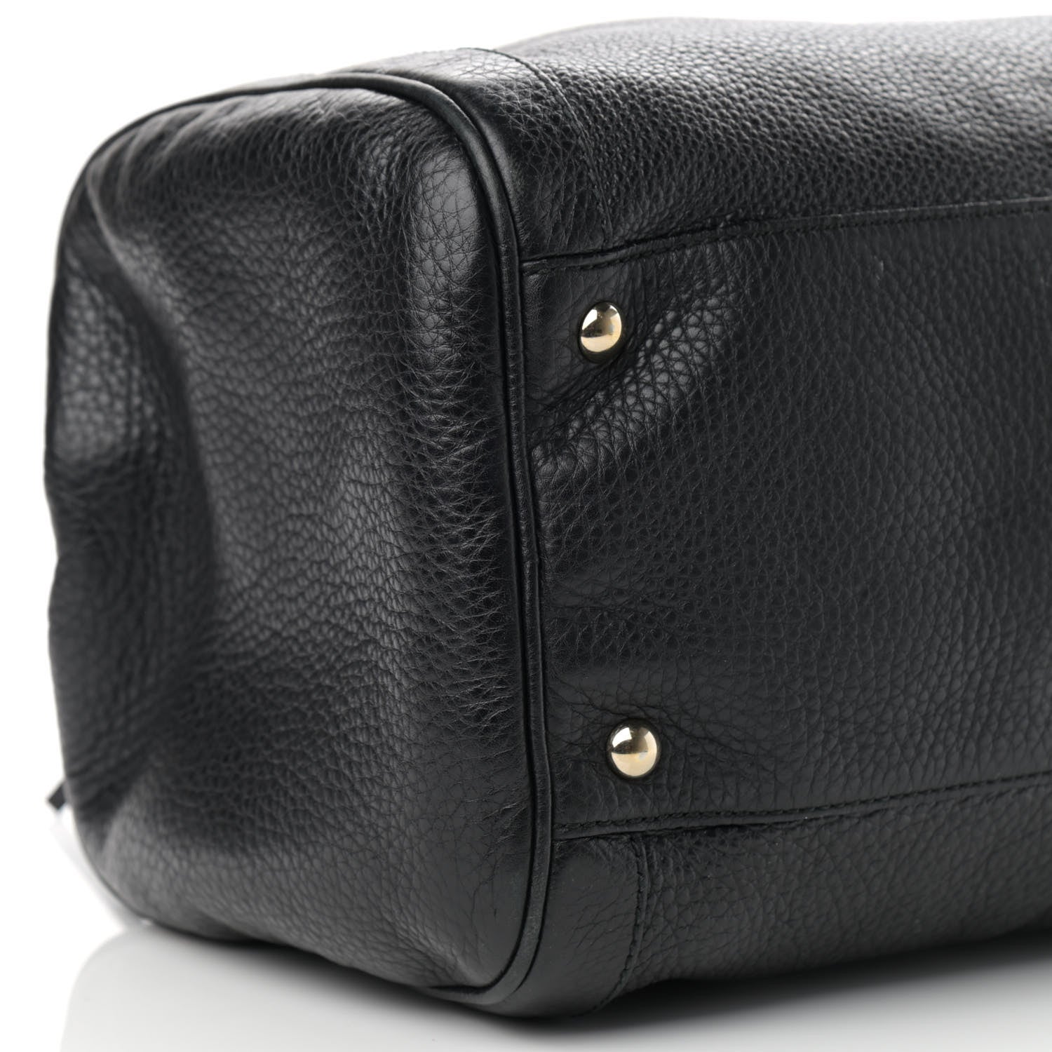 Gucci Pebbled Calfskin Medium Soho Boston Black 9 of 17