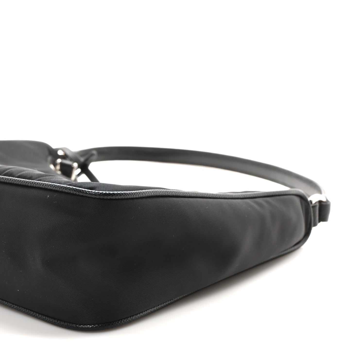 Tessuto Nylon Saffiano Mini Re-Edition 2005 Bag Black