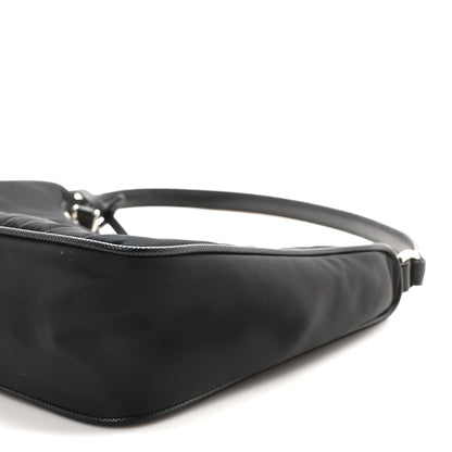 Prada Tessuto Nylon Saffiano Mini Re-Edition 2005 Bag Black 11 of 11