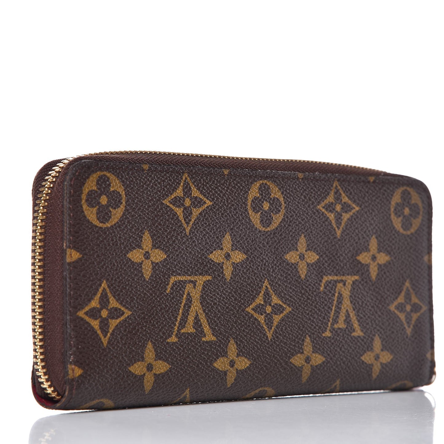 Monogram Clemence Wallet Fuchsia