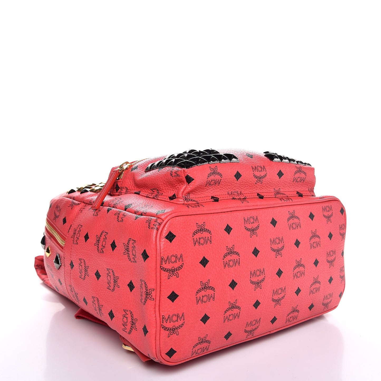 Visetos Studded Medium Stark M Backpack Coral