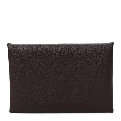Hermes Evercolor Verso Calvi Card Case Rouge Sellier Rouge H 1 of 6