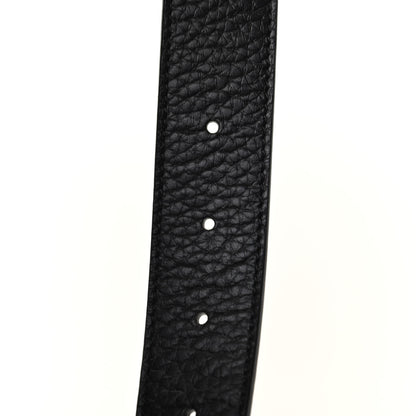 Louis Vuitton Taurillon Calfskin 30mm LV Initiales Reversible Belt 85 34 Black 4 of 5