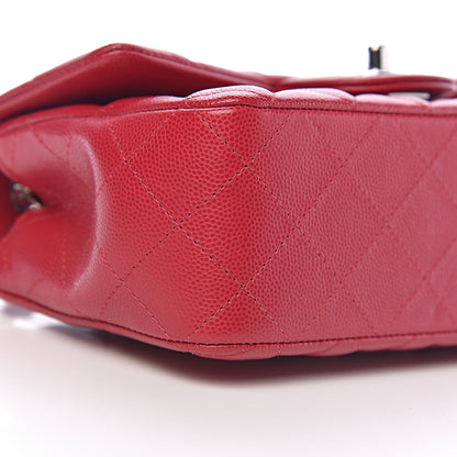 Chanel Caviar Quilted Mini Rectangular Flap Dark Pink 9 of 11