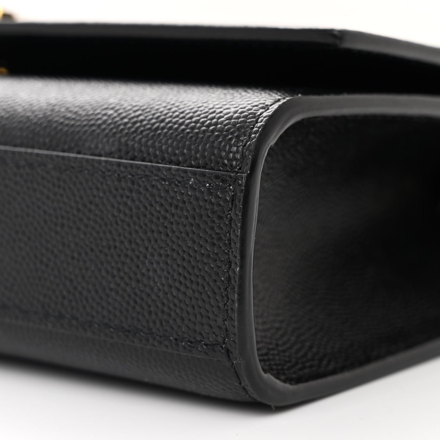 Grain De Poudre Medium Classic Monogram Kate Satchel Black