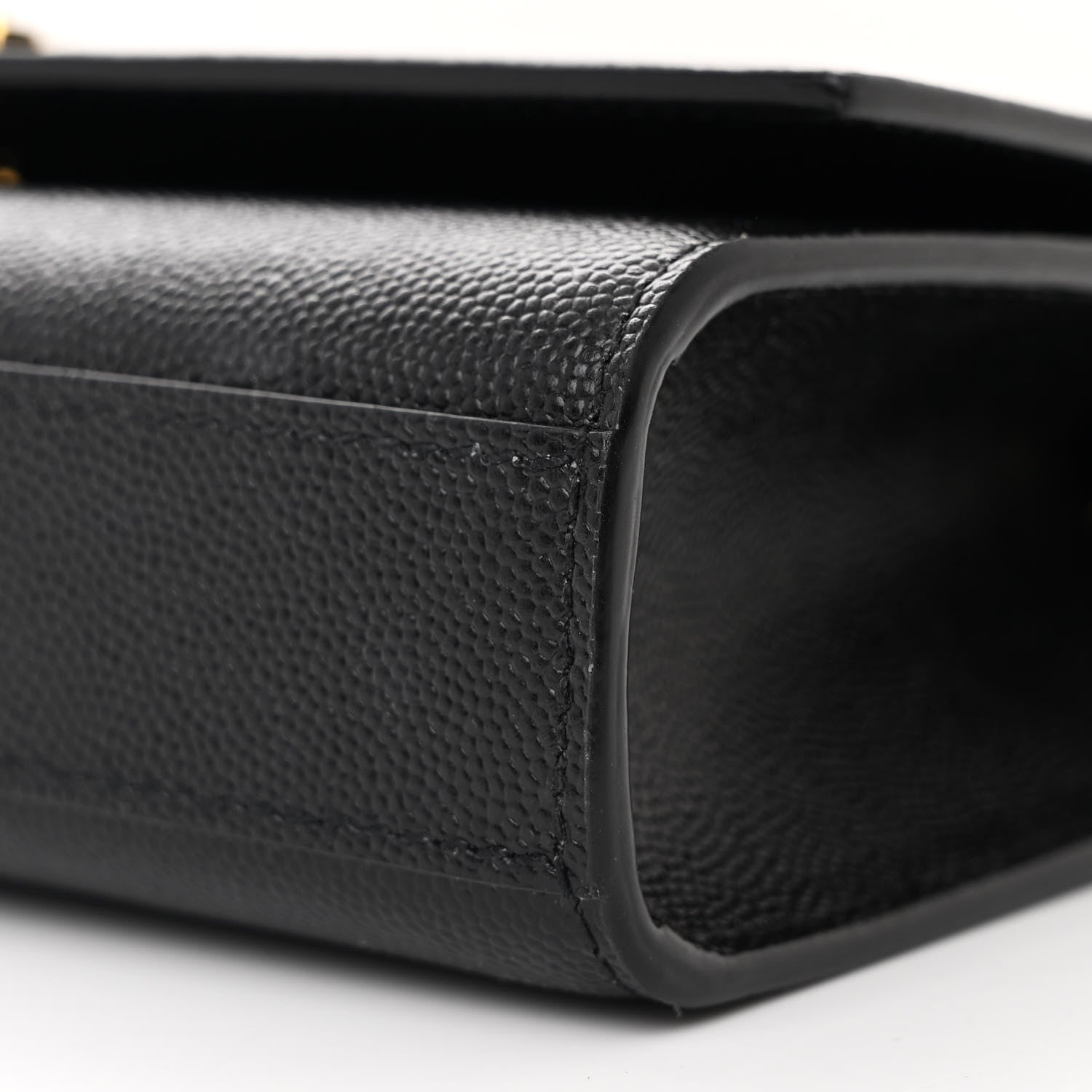 Saint Laurent Grain De Poudre Medium Classic Monogram Kate Satchel Black 10 of 10