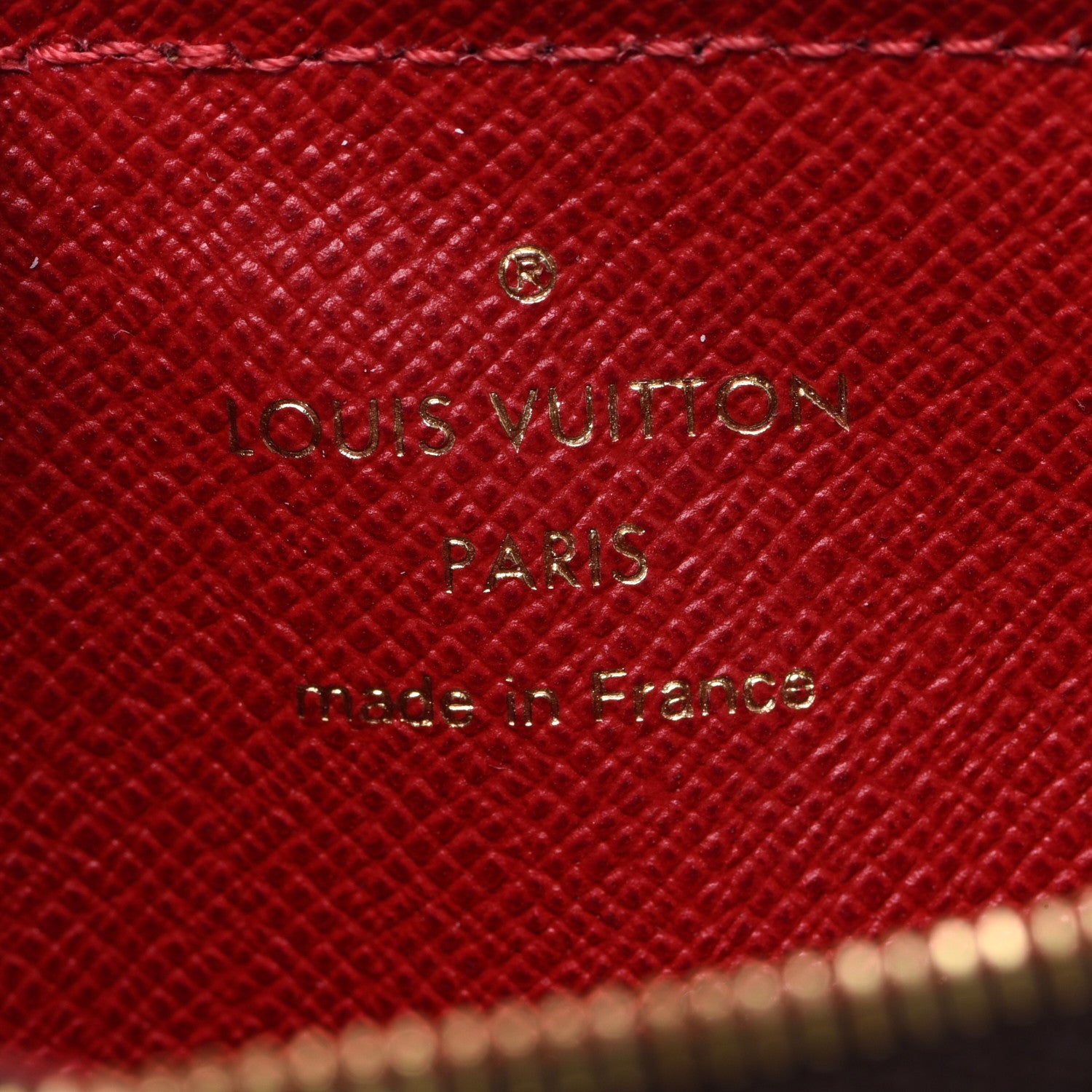 Louis Vuitton Damier Ebene Recto Verso Card Holder Red 6 of 6