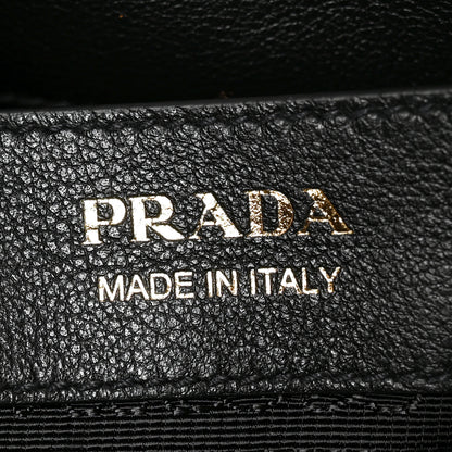 Prada Soft Calfskin Medium Darling Shoulder Bag Black 5 of 9
