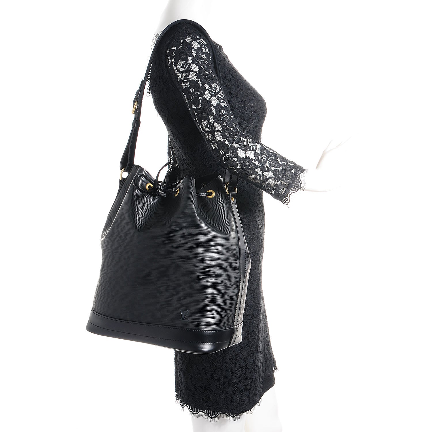 Louis Vuitton Epi Noe Black 2 of 7