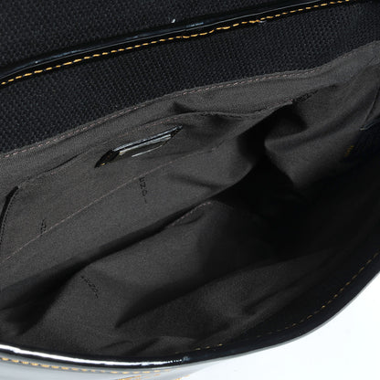 Fendi Toile Patent B Bag Black 5 of 9