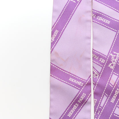 Hermes Silk Bolduc Twilly Purple 5 of 5