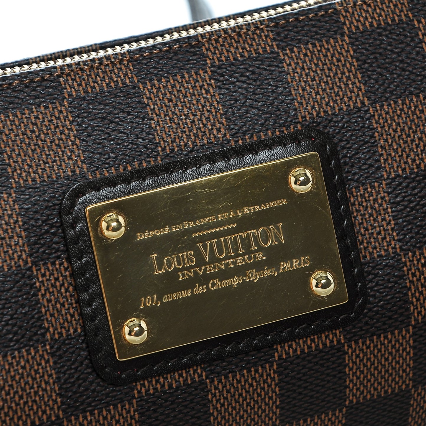 Damier Ebene Eva Clutch