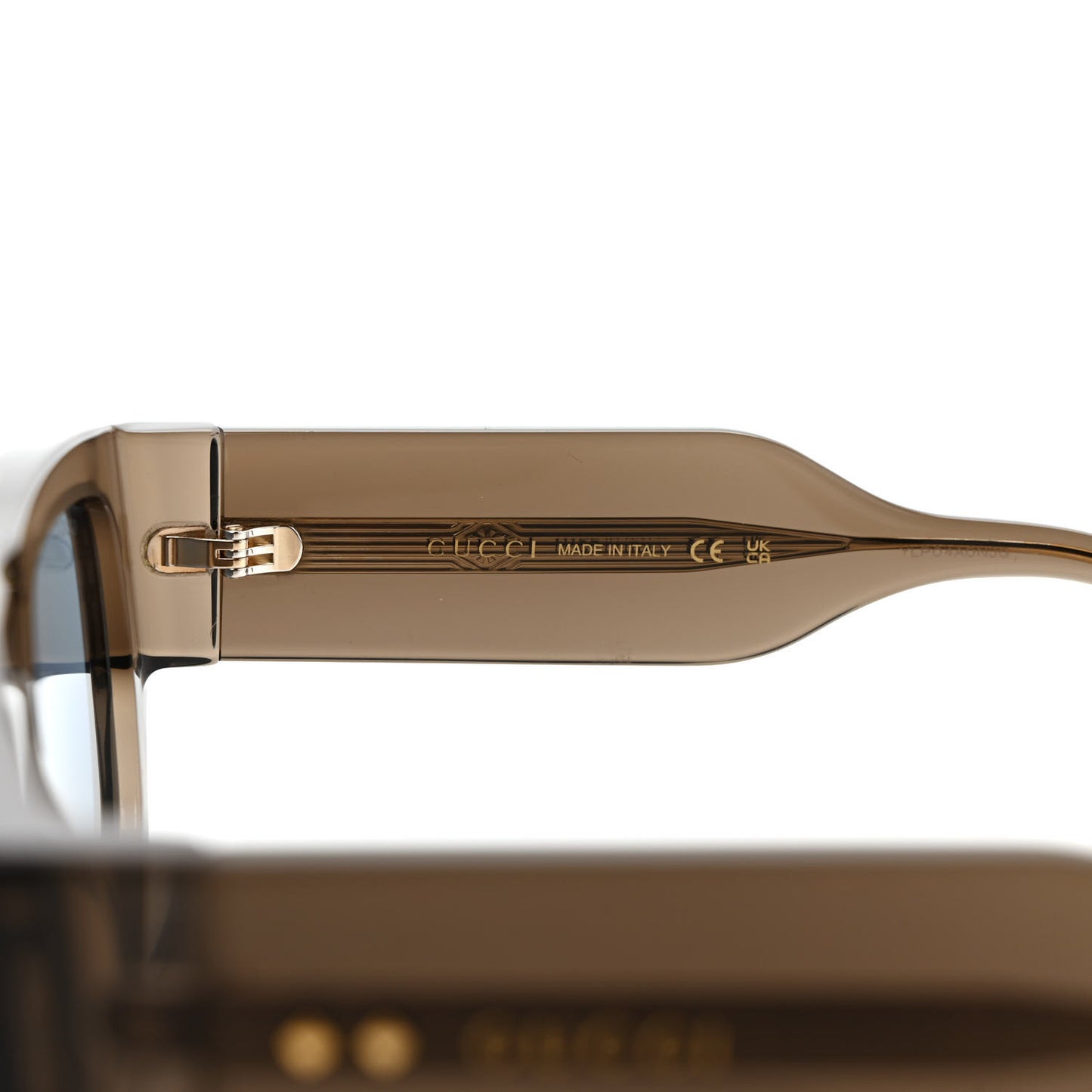 Acetate Square Frame Sunglasses GG1262S Green Blue