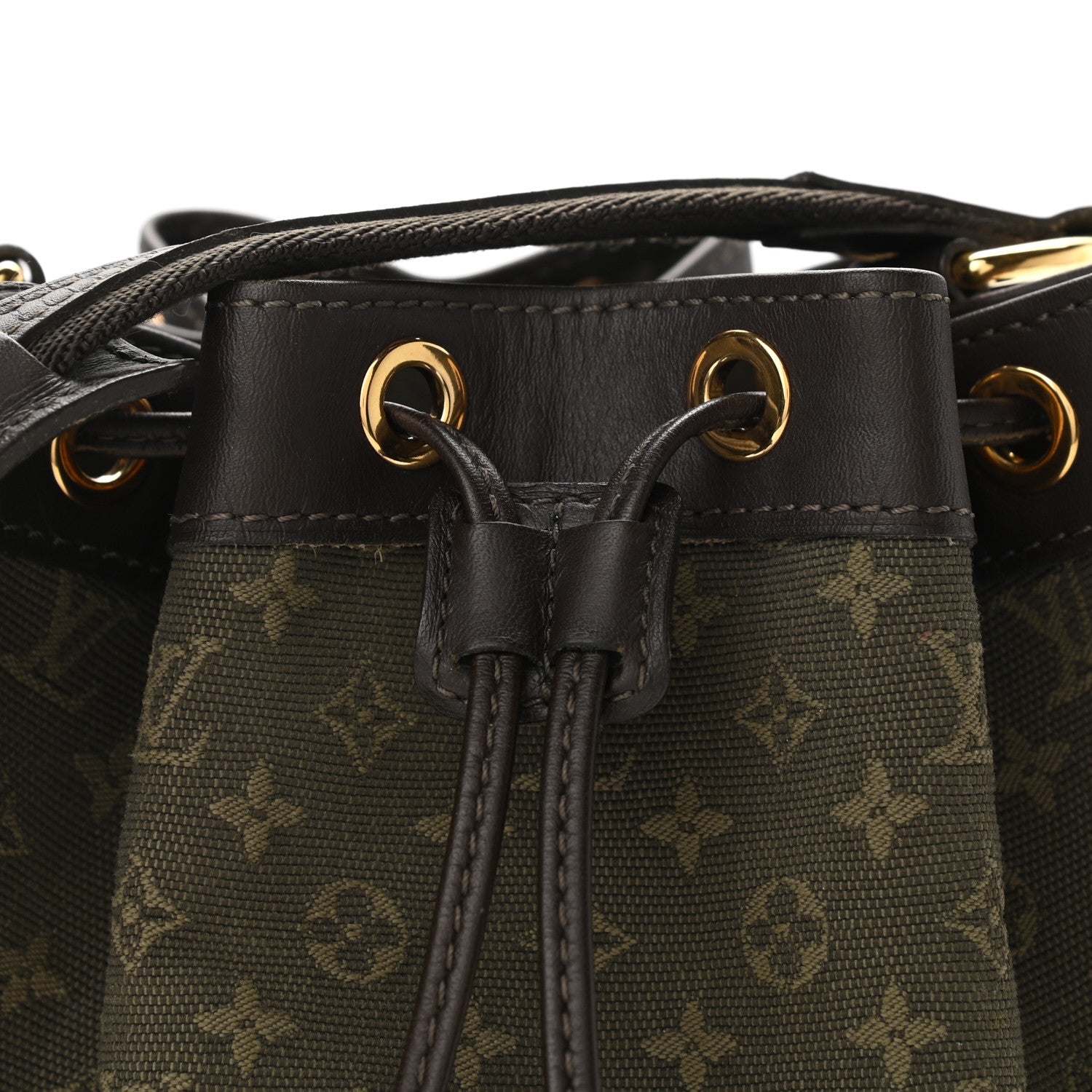 Louis Vuitton Mini Monogram Noelie Kaki 8 of 11