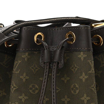Louis Vuitton Mini Monogram Noelie Kaki 8 of 11