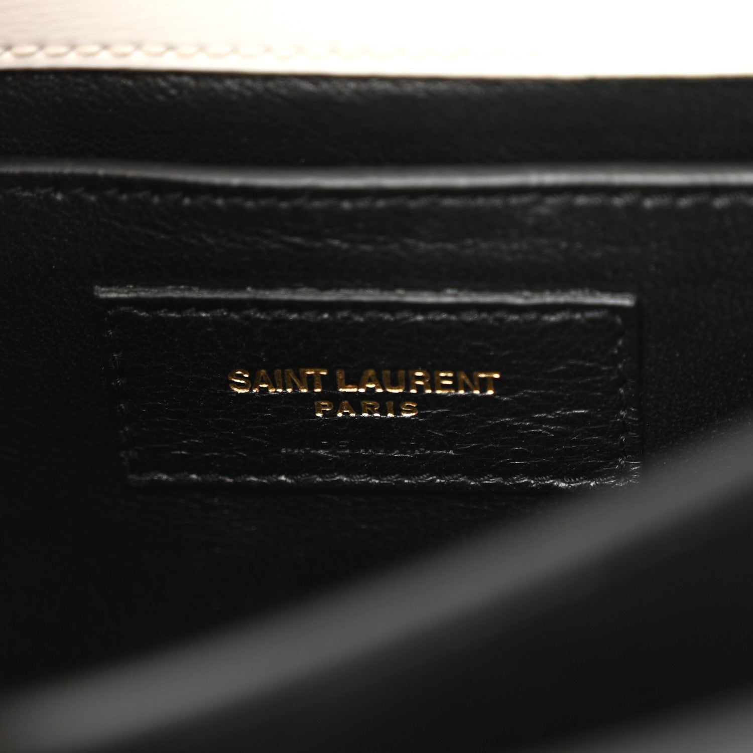 Saint Laurent Calfskin Bi-Color Medium Monogram Sunset Black Pearl White 6 of 13