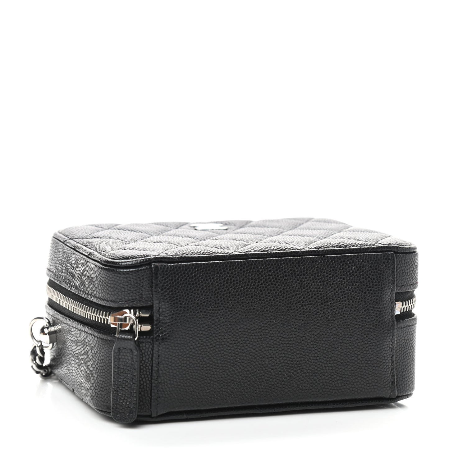 Caviar Quilted Camera Bag Black
