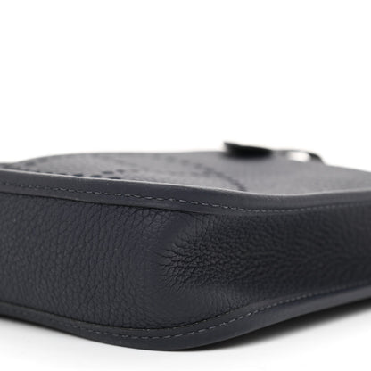 Hermes Taurillon Clemence Evelyne TPM Bleu Nuit 10 of 10