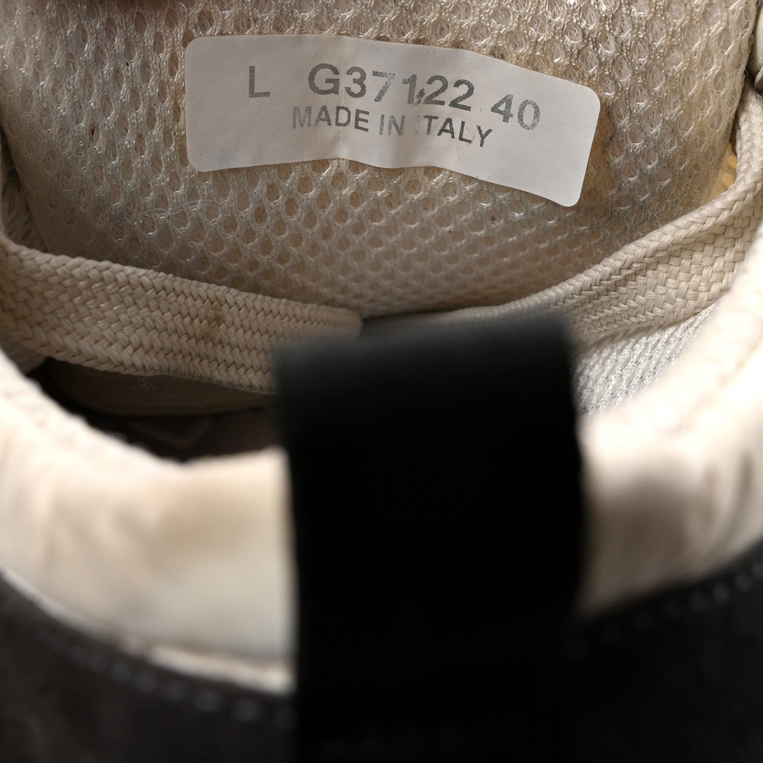 Chanel Nylon Suede Calfskin CC Sneakers 40 White Dark Grey 8 of 8