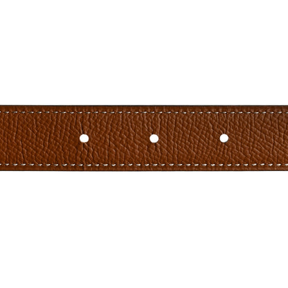 Hermes Swift Epsom 24mm H Cursives Belt 85 Black Gold 5 of 7