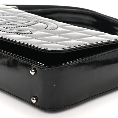 Chanel Patent Chocolate Bar Quilted CC Flap Black 10 of 10
