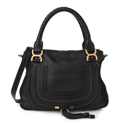 Chloe Calfskin Medium Marcie Satchel Black 1 of 13