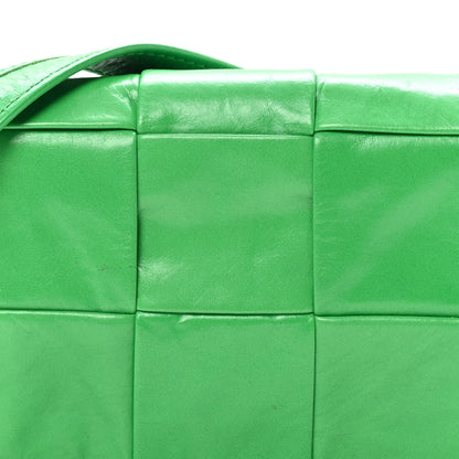 Bottega Veneta Crinkled Lambskin Maxi Intrecciato Extra Mini Cassette Crossbody Bag Parakeet 8 of 10
