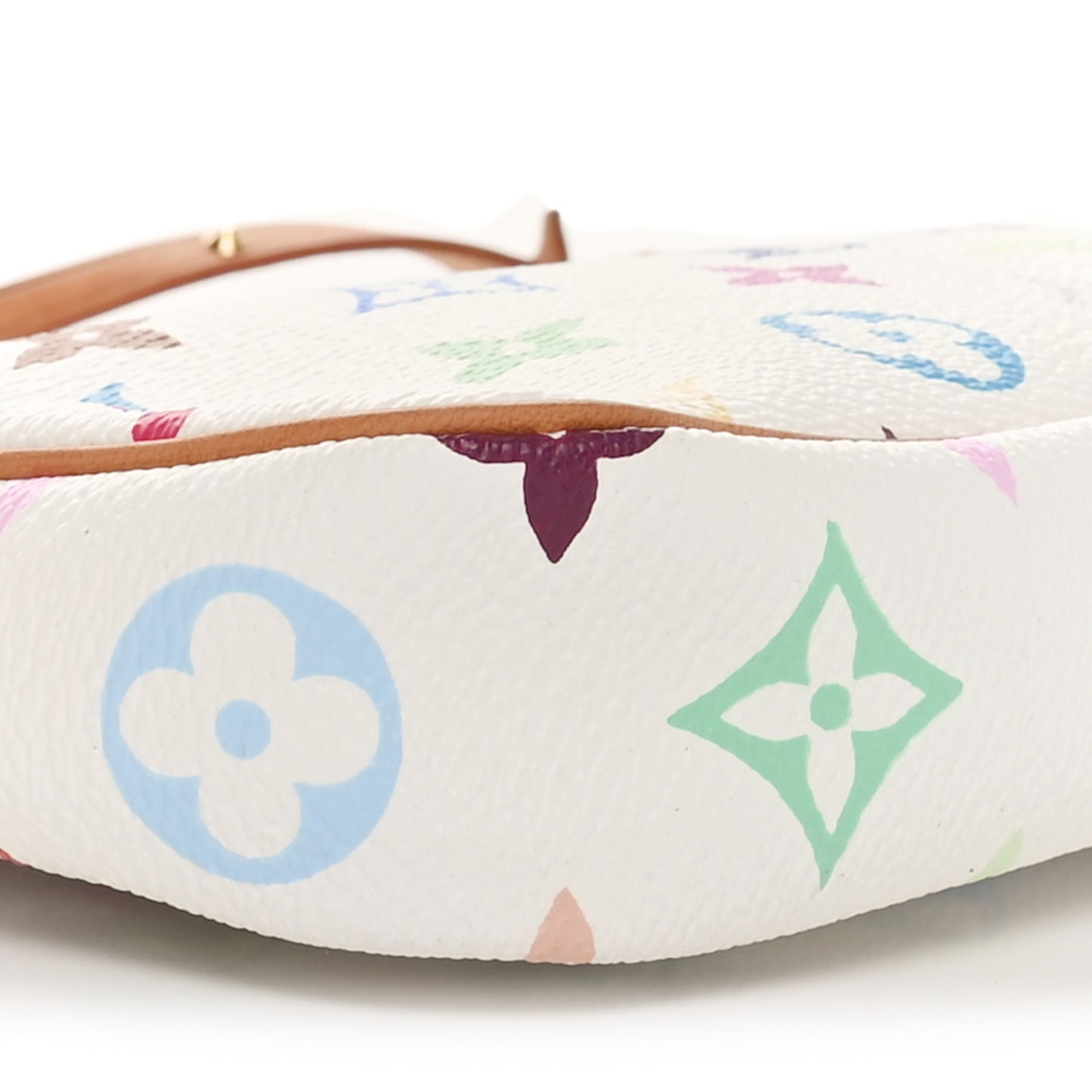 Monogram Multicolor Pochette Accessories White