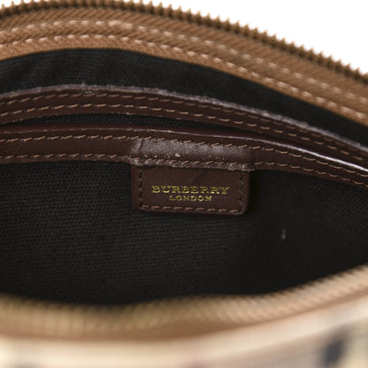 Burberry Haymarket Check Studded Bowler Brown 8 of 21