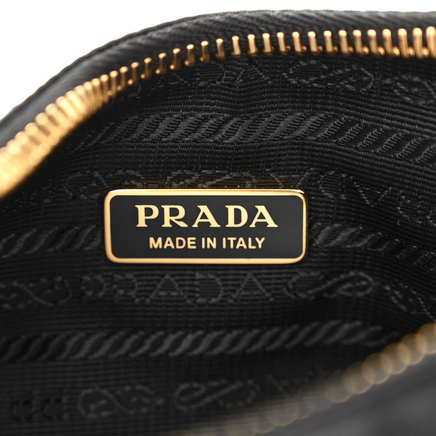 Prada Re-Nylon Spazzolato Mini Pouch Pocket Shoulder Bag Black 6 of 10