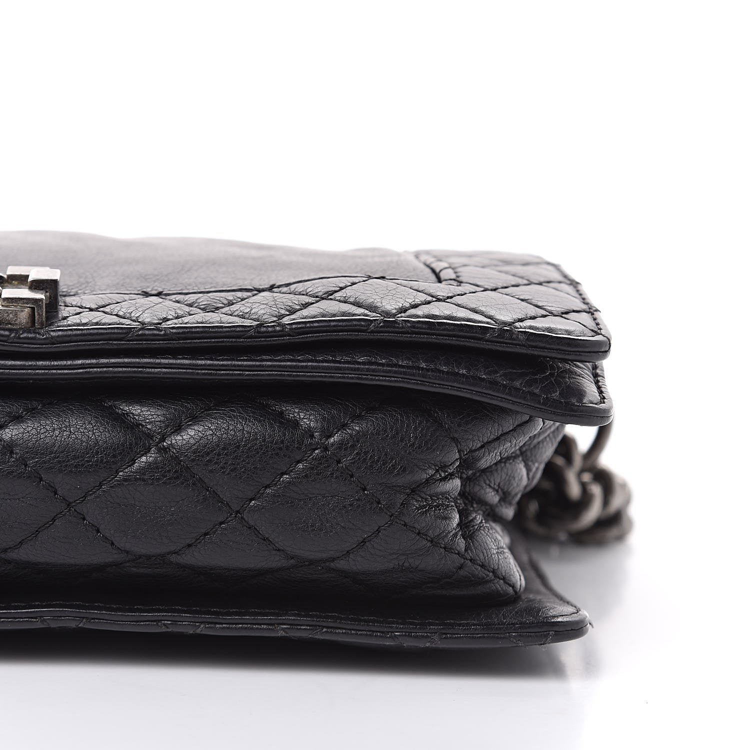 Chanel Calfskin New Medium Boy Reverso Flap Black 12 of 17