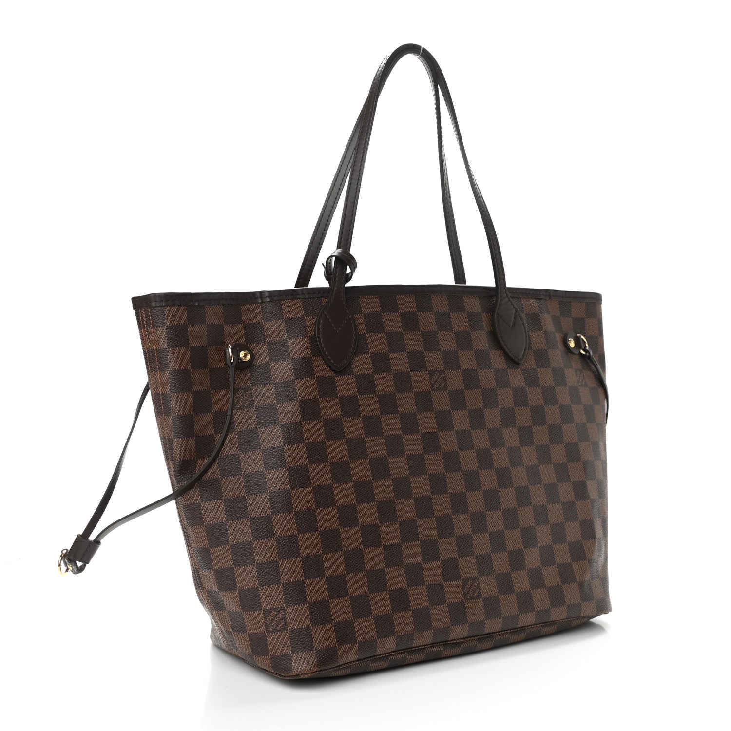 Louis Vuitton Damier Ebene Neo Neverfull MM Rose Ballerine 4 of 11