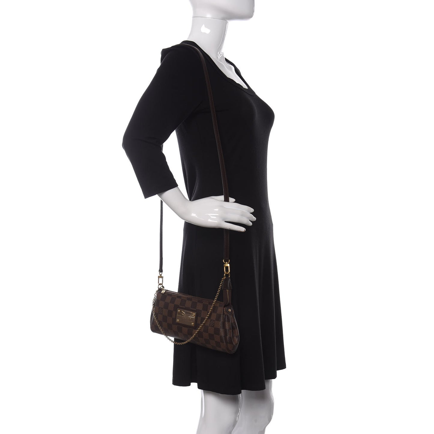 Damier Ebene Eva Clutch