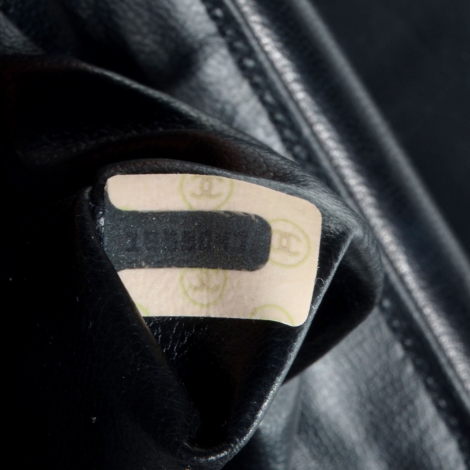 Chanel Lambskin Quilted Shoulder Bag Black 6 of 7