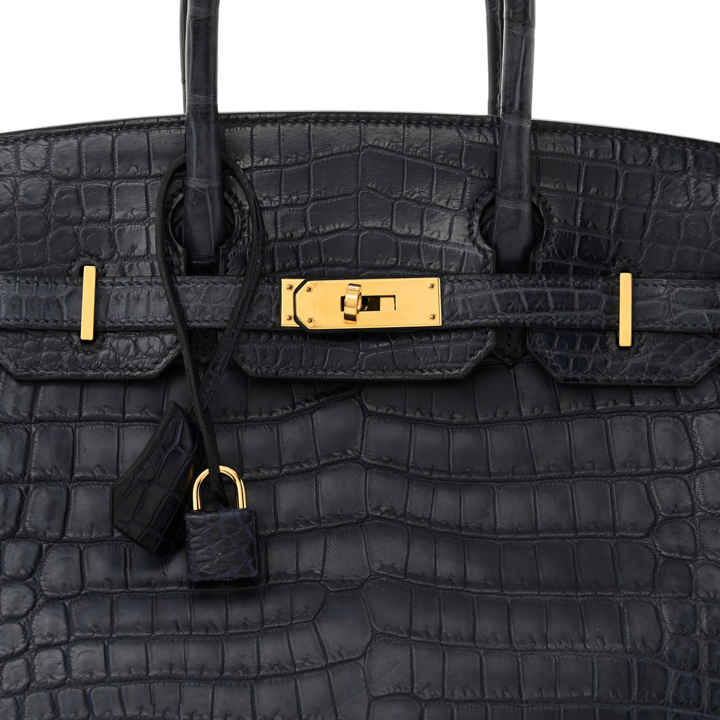 Matte Niloticus Crocodile Birkin 30 Bleu De Malte