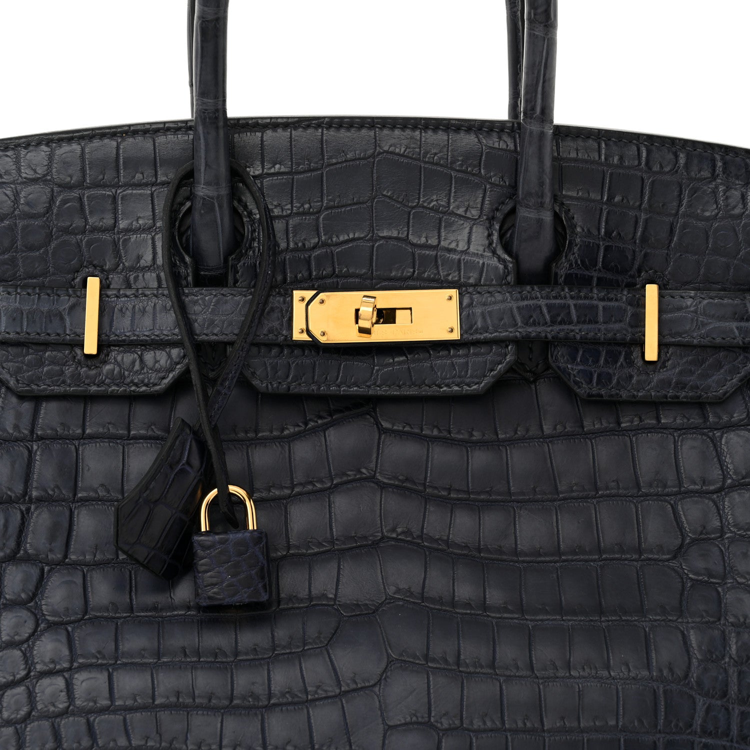 Hermes Matte Niloticus Crocodile Birkin 30 Bleu De Malte 8 of 13