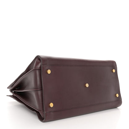 Saint Laurent Calfskin Large Sac De Jour Carryall Bordeaux 4 of 11