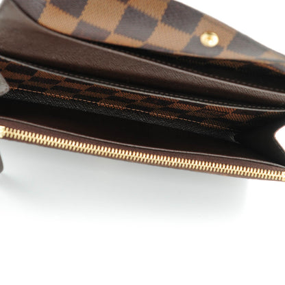 Louis Vuitton Damier Ebene Emilie Wallet 6 of 8