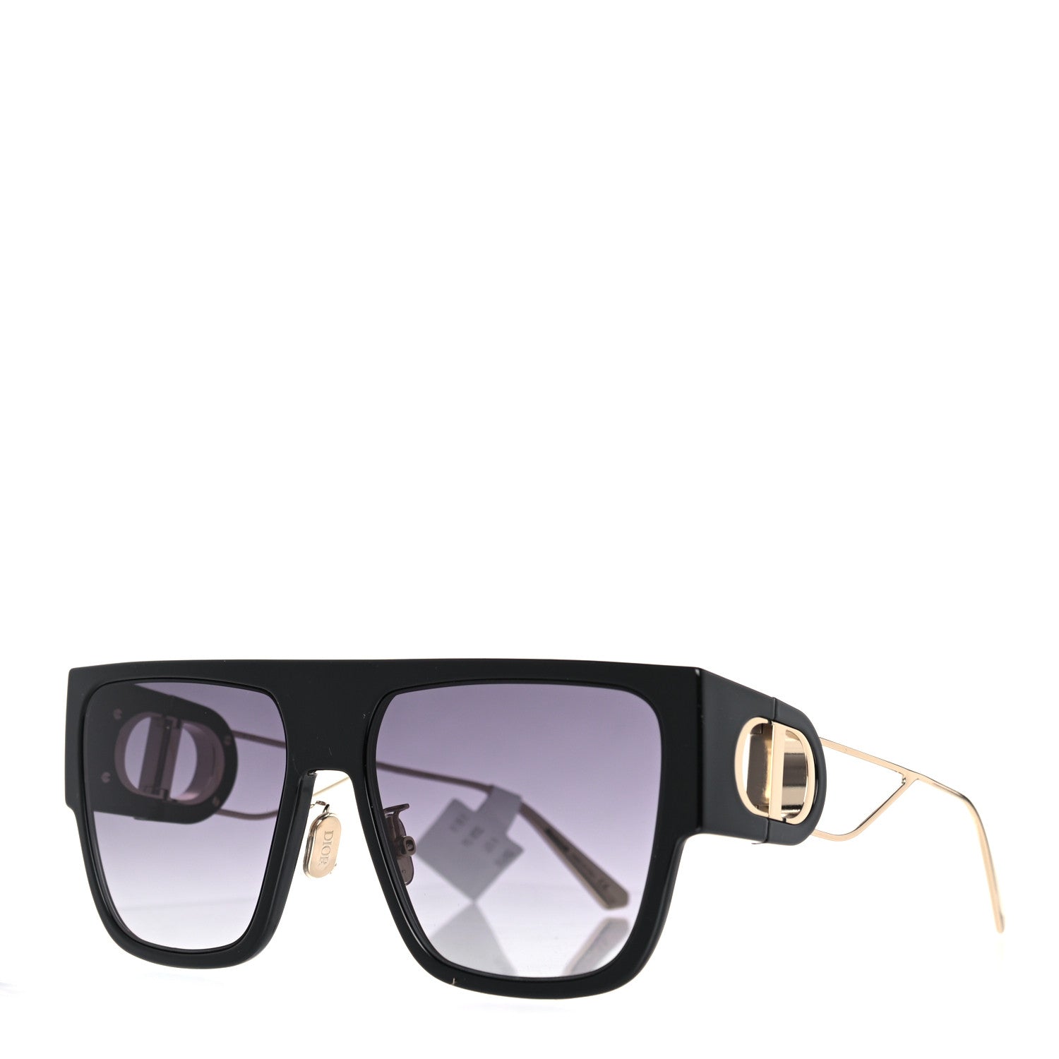 Christian Dior Acetate Square 30 Montaigne Sunglasses Black 1 of 7