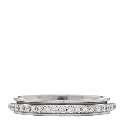 Piaget 18K White Gold Diamond .35ctw Possession Wedding Band Ring 47 4 3 of 6