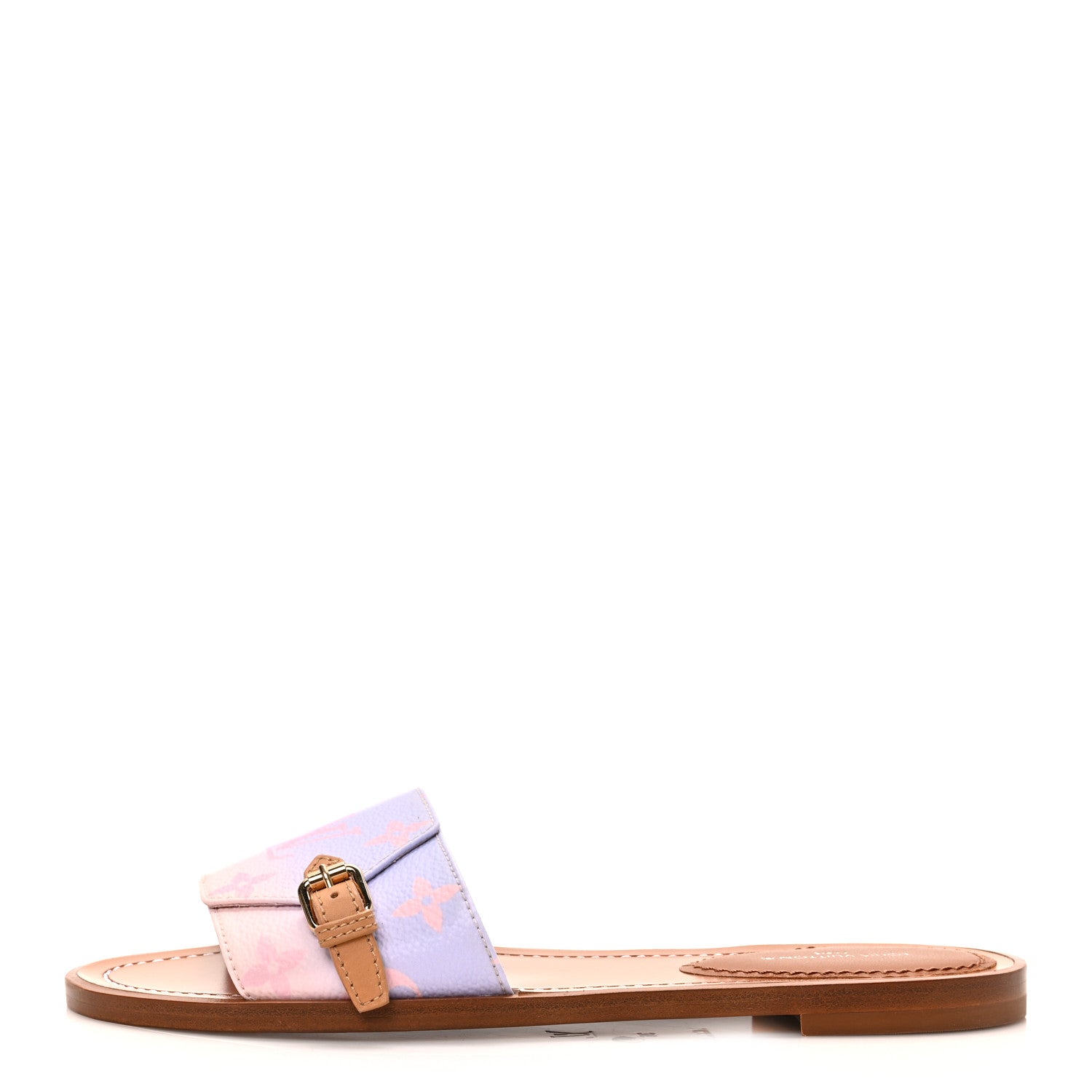 Louis Vuitton Monogram Spring in the City Lock It Flat Mule 36 Sunrise Pastel 1 of 7