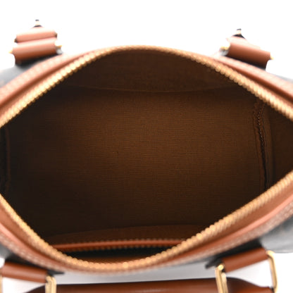 Celine Triomphe Canvas Calfskin Small Boston Bag Tan 6 of 10